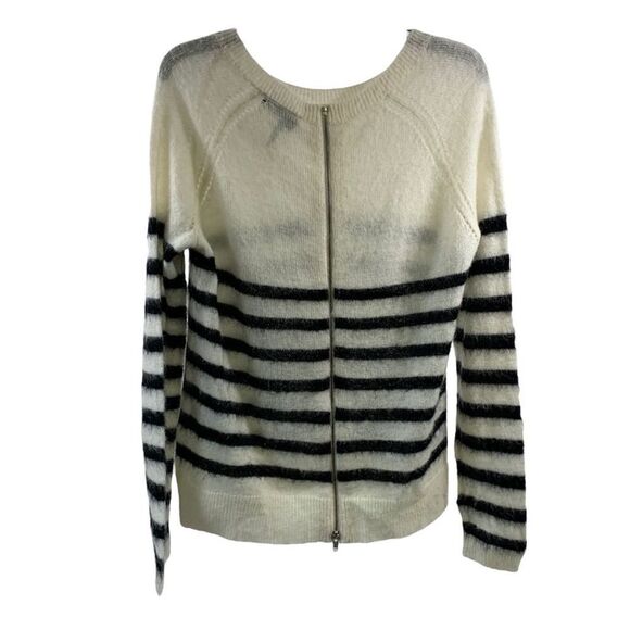 The Kooples Ivory Wool Mohair Blend Sweater Size L - Picture 2 of 13
